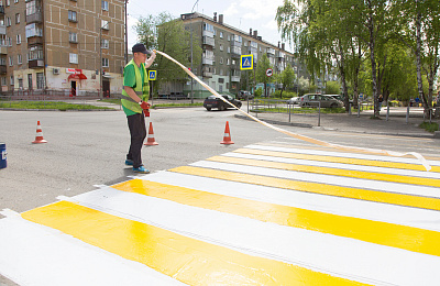Новым дорогам – новую разметку 
