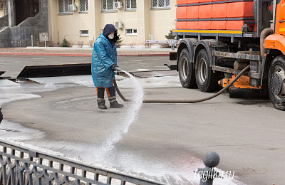В Нижнем Тагиле продолжается дезинфекция территорий