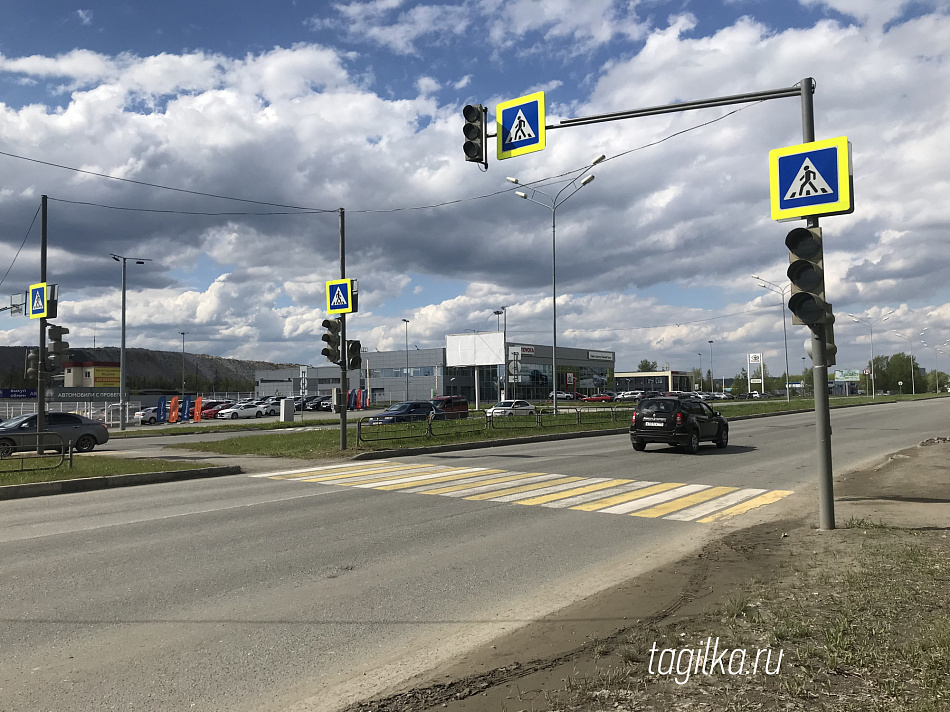 В Нижнем Тагиле на Черноисточинском шоссе  новые светофоры