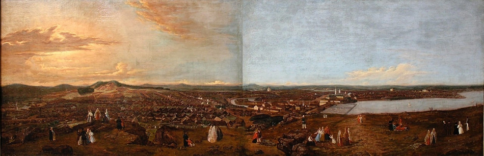 К 300-летнему юбилею города «оживят» известную картину Худоярова «Гулянье на Лисьей горе»