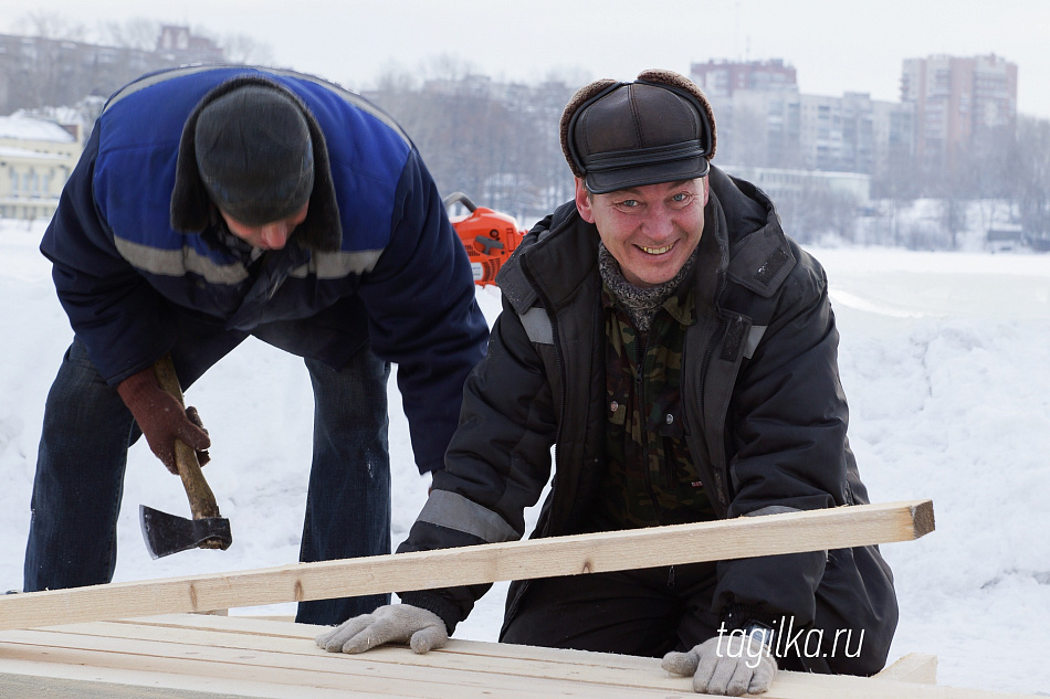 В Нижнем Тагиле иордань подготовили еще с пятницы