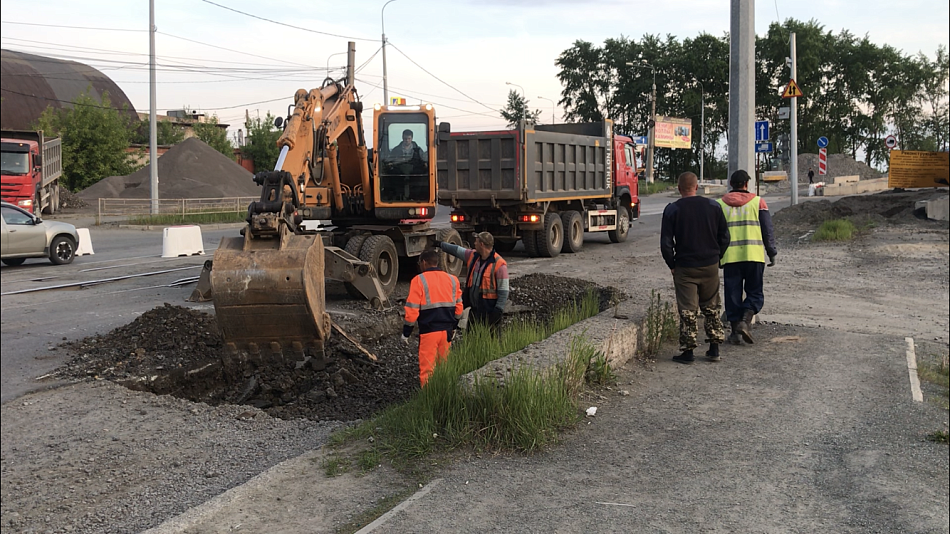 «Тагилдорстрой» пришел на помощь строителям моста на улице Циолковского в Нижнем Тагиле