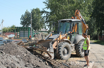 Завершена почти треть работ по строительству спортивной площадки в Девятом поселке