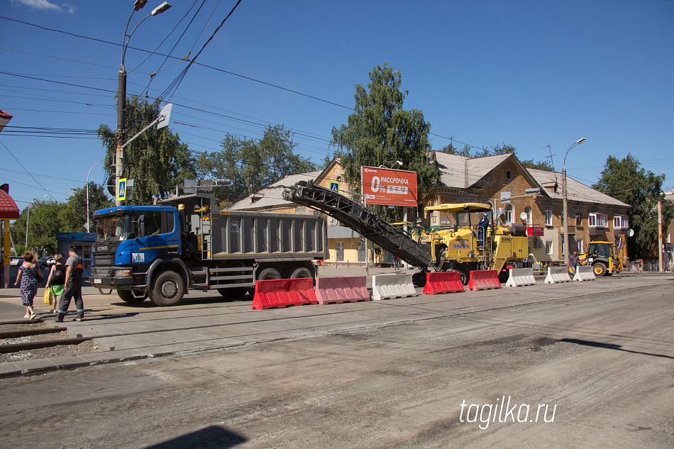 В Нижнем Тагиле уже уложено 17 тысяч тонн асфальтобетонной смеси