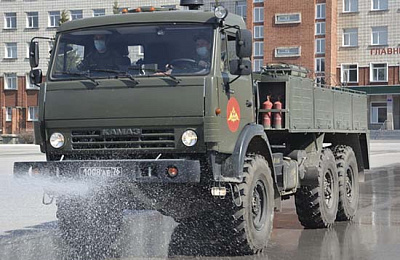 Военнослужащие проведут дезинфекцию интернатов для детей, инвалидов и пожилых людей в Свердловской области
