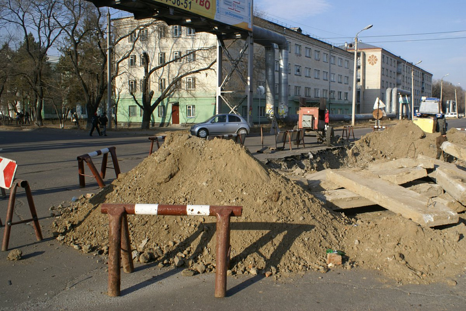 Перекопы устранят до снежного покрова