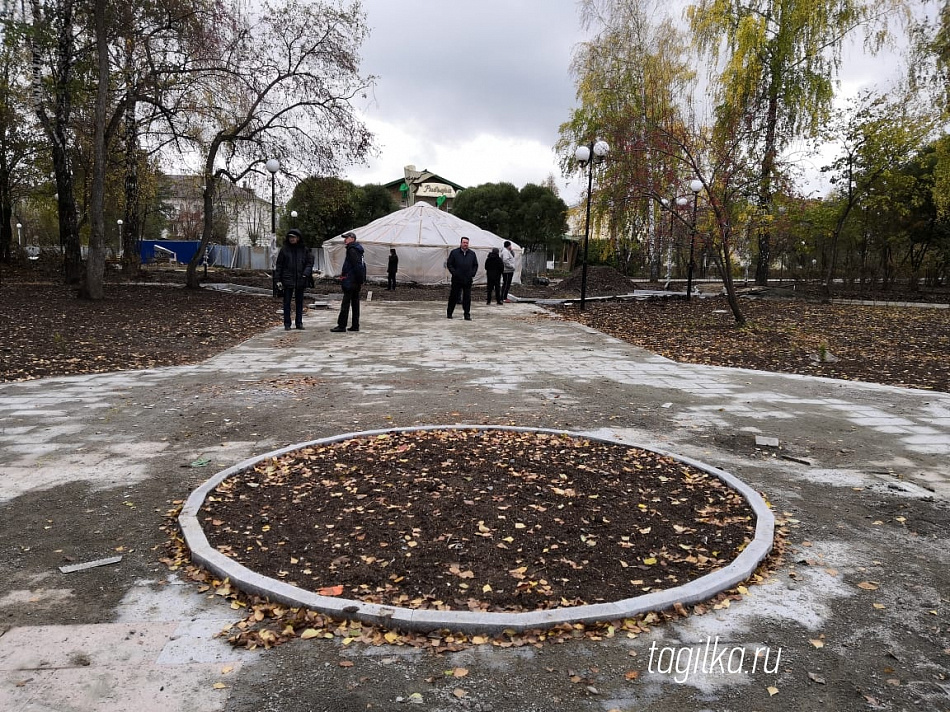 Завершается благоустройство Пионерского сквера в Нижнем Тагиле 