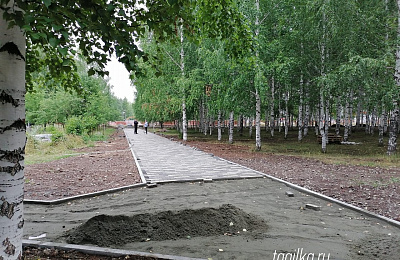 В Нижнем Тагиле продолжается благоустройство парка Победы