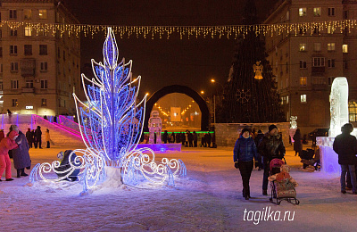 Для строительства ледового городка в центре Нижнего Тагила будет ограничено движение 