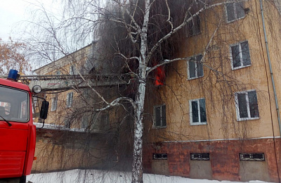 В детском доме произошел пожар из-за неисправной электропроводки