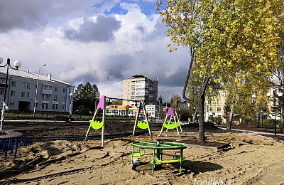 В Нижнем Тагиле завершается реконструкция Пионерского сквера на Вагонке