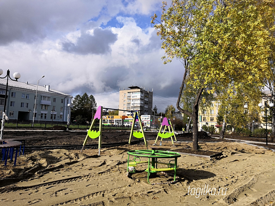 В Нижнем Тагиле завершается реконструкция Пионерского сквера на Вагонке