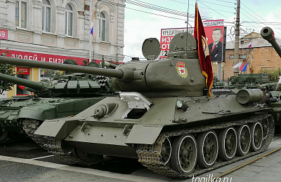 Легендарный танк Т-34-85 возглавит колонну военной техники в Нижнем Тагиле 