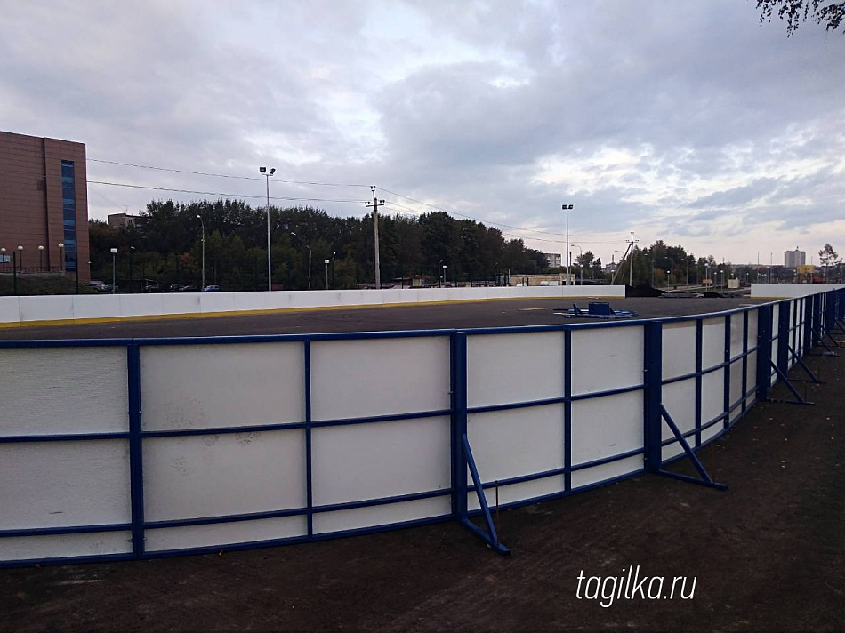 Корт в парке "Народный" практически готов