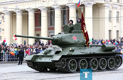 9 Мая танк Т-34 возглавит колонну военной техники в Нижнем Тагиле