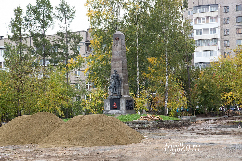 В Нижнем Тагиле благоустраивают парк «Героям гражданской войны»