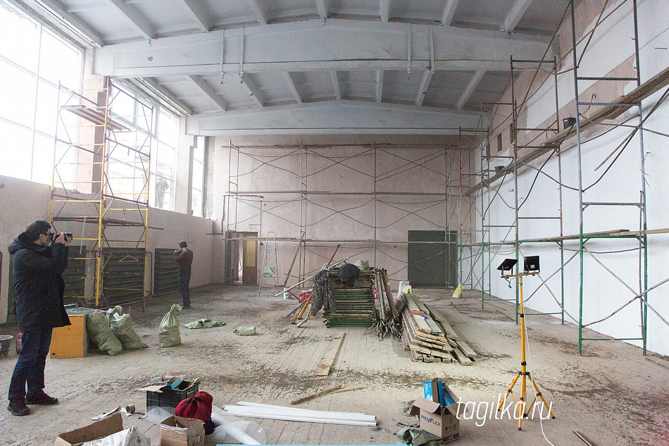 Капитальный ремонт спортивного зала в ДК «Юбилейный» закончится к Новому году