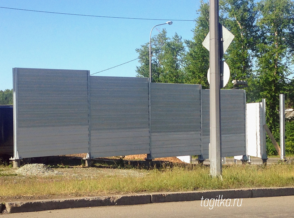 На Южном подъезде к Нижнему Тагилу устанавливают шумозащитные экраны 