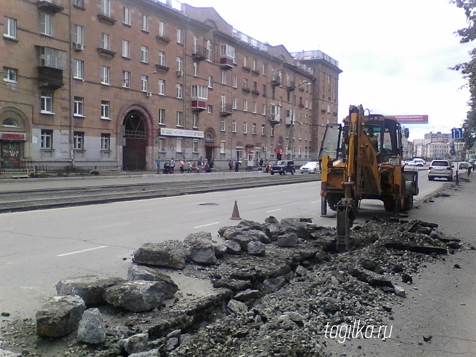 В Нижнем Тагиле продолжается ремонт главного проспекта