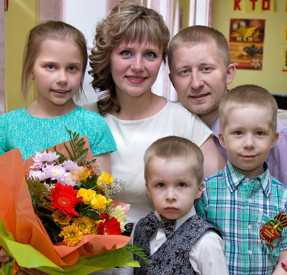 «Семья года-2015»: большие и маленькие Беляковы