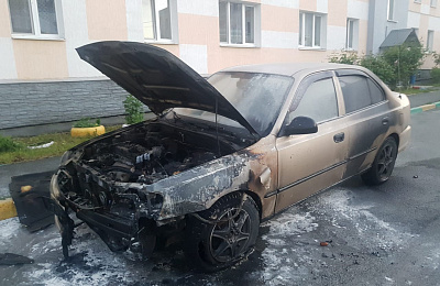 В Нижнем Тагиле сгорел автомобиль