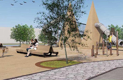 Благоустройство Нижнего Тагила: планы на 2021 год. Парк за Дворцом культуры «Юбилейный»