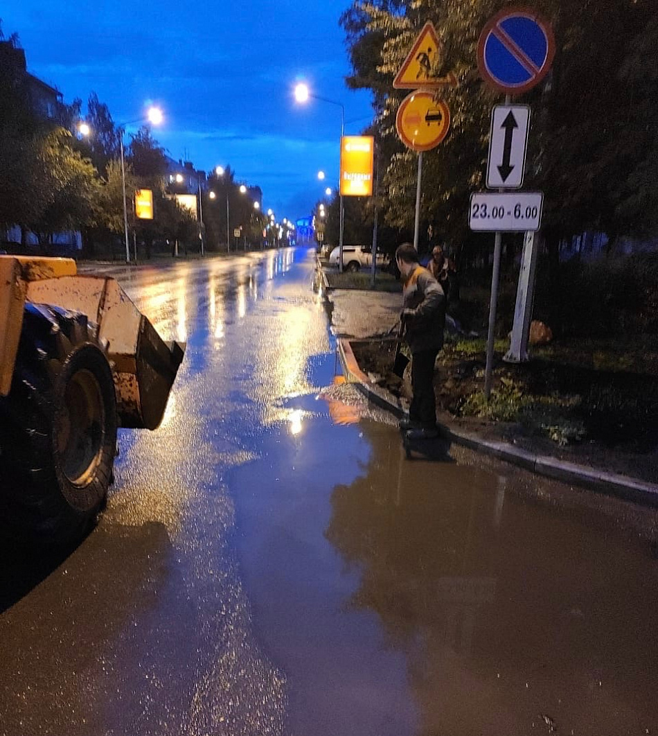 Тагильские коммунальные службы всю ночь устраняли последствия ливня