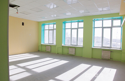 Капитальный ремонт в школе №23 Нижнего Тагила продолжается