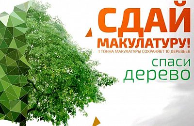 «Сдай макулатуру – спаси дерево!» 