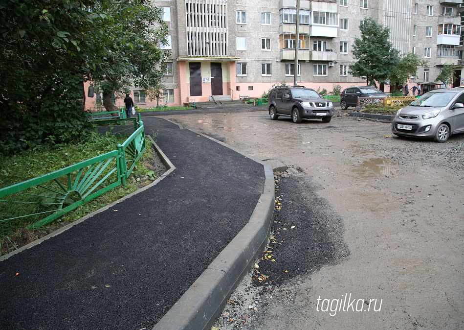 В Нижнем Тагиле благоустраивают дворы