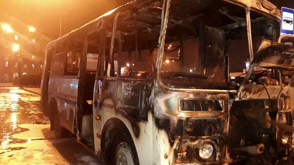 Стали известны подробности пожара в пассажирском автобусе