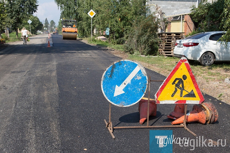 В Нижнем Тагиле асфальтируют улицу Заречную 