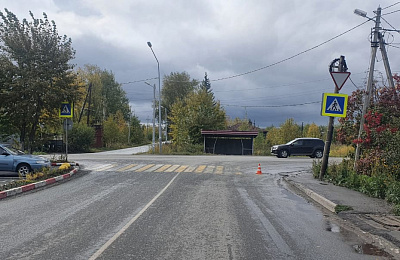 В Нижнем Тагиле водитель иномарки сбил ребенка на пешеходном переходе и уехал с места ДТП