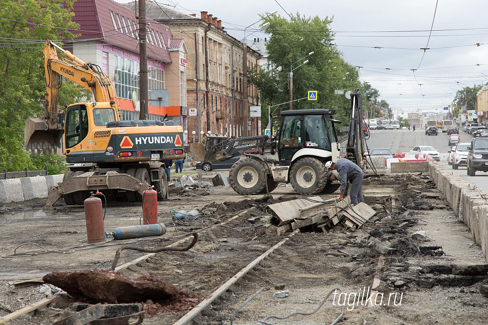 В Нижнем Тагиле идет ремонт путепровода на одной из главных улиц